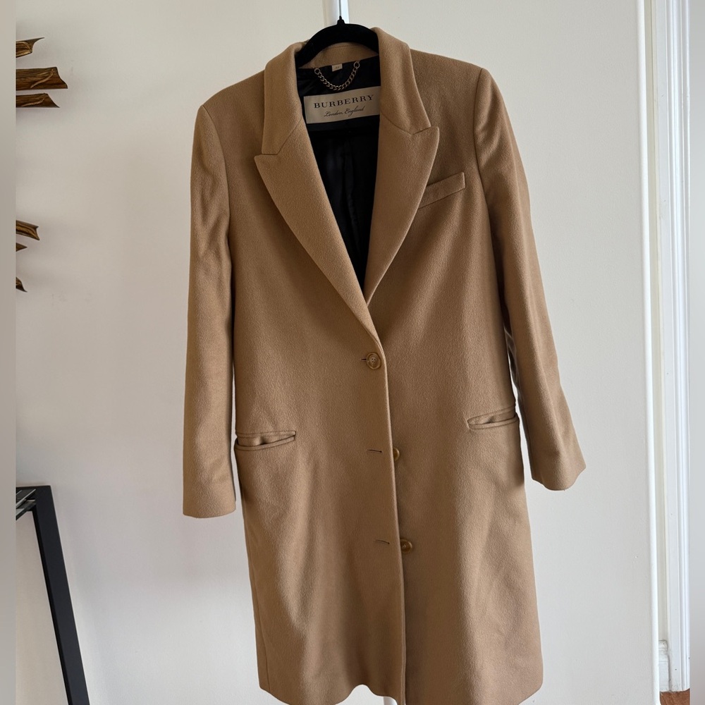 WOMENS BURBERRY CAR COAT